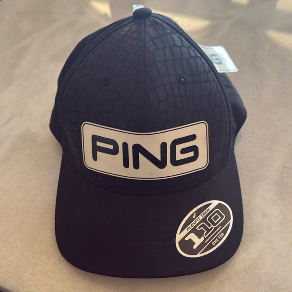 Ping golf hat! 

Snap back